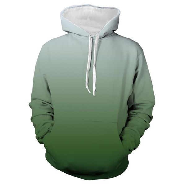

men's hoodies & sweatshirts 2021 hoodie personalized sweatshirt colorful gradient pure color 3d rainbow women's long sleeve t-shir, Black