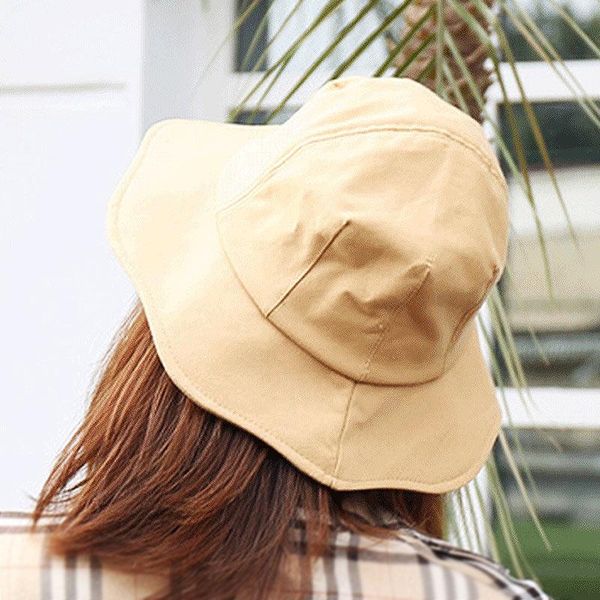 

fisherman's hat female korean hipster summer sun male couple students basin wide brim hats, Blue;gray