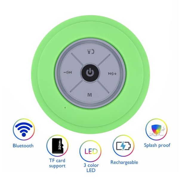

portable speakers wireless hands-shower bathroom q9 bluetooth-compatible speaker handswith suction cup fm radio