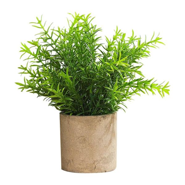 

decorative flowers & wreaths tableindoor outdoor garden mini potted bedroom home decor ornament fake wedding balcony greenery artificial