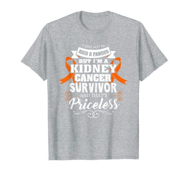 

Survivor Priceless Kidney Cancer Awareness Ribbon Gifts T-Shirt, Mainly pictures
