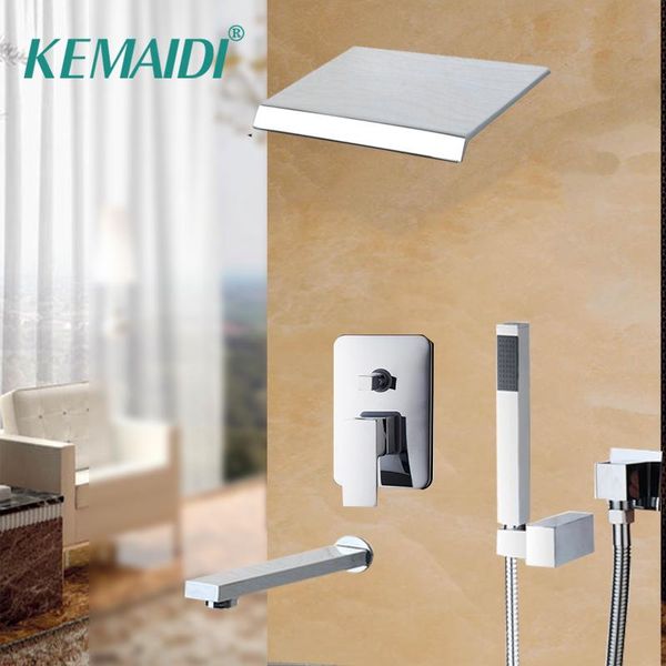 

bathroom shower set bathtub rainfall head panel mixer wall mounted message with hand mount sets