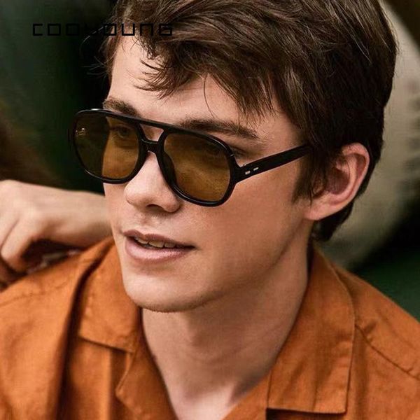 

sunglasses 2021 men classic square vintage sunglass goggles lady outdoor beach sun glasses uv400, White;black