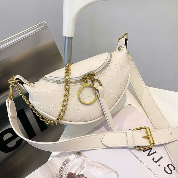 

luxury designer fashion fanny pack for bags women 2021 cartoon embossing chest bag single shoulder lady crossbody waist