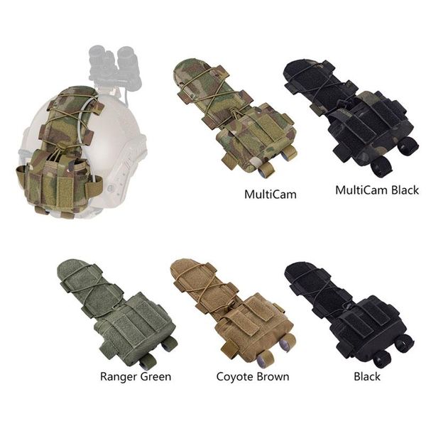 

cycling helmets 2 helmet battery case storage bag tactical camo weight fast pouch
