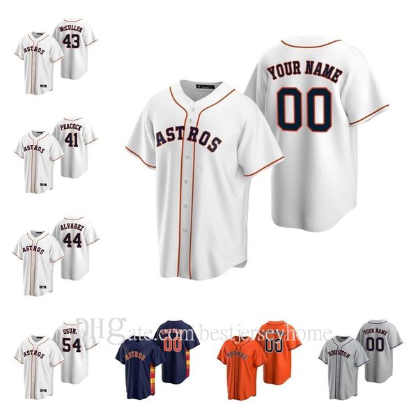 

2021 jake marisnick jersey 9 marwin gonzalez 34 nolan ryan 35 justin verlander jose altuve alex bregman custom baseball jerseys stitched, Blue;black