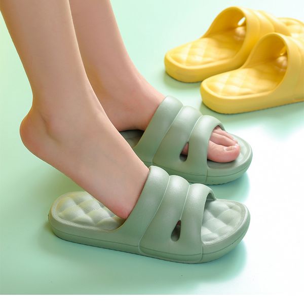 

slippers women's platform slippers, soft eva slippers summer lovers, light female and male shoes bathroom, kd1a, Black