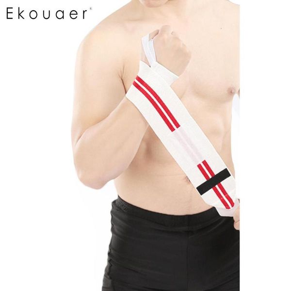 

wrist support 1 piece elastic sport bandage wristband hand gym brace wrap tennis cotton band fitness powerlifting, Black;red