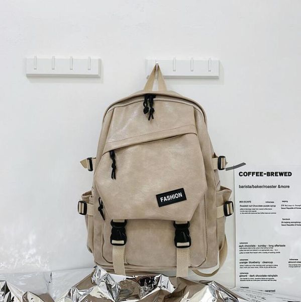 

backpack 2021 men/women pu shoulder bag casual fashion travel for