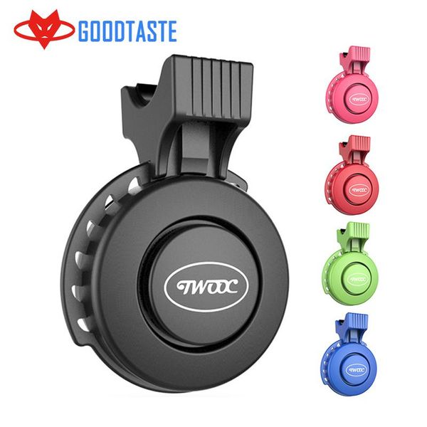 

bike horns bicycle horn twooc electric bell usb charge cycling 120db handlebar ring 3 mode sounds safety waterproof electirc