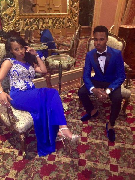 

party dresses style blue prom long vestido de festa applqiued evening formal gown sleeveless, White;black