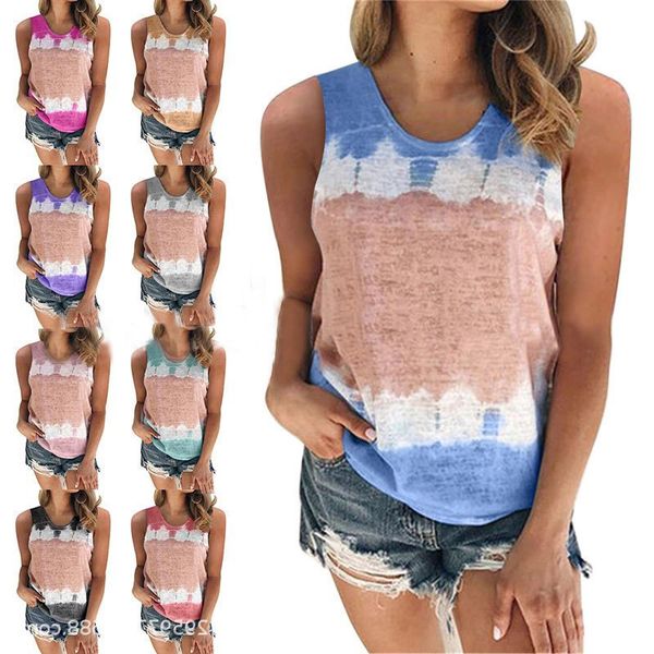 

fashion t-shirts sleeveless women's 2021 summer new, White