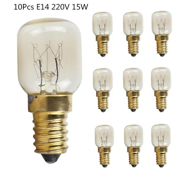 

10pcs 15w/25w e14 220v 300 degree high temperature resistant microwave/oven bulb led bulbs