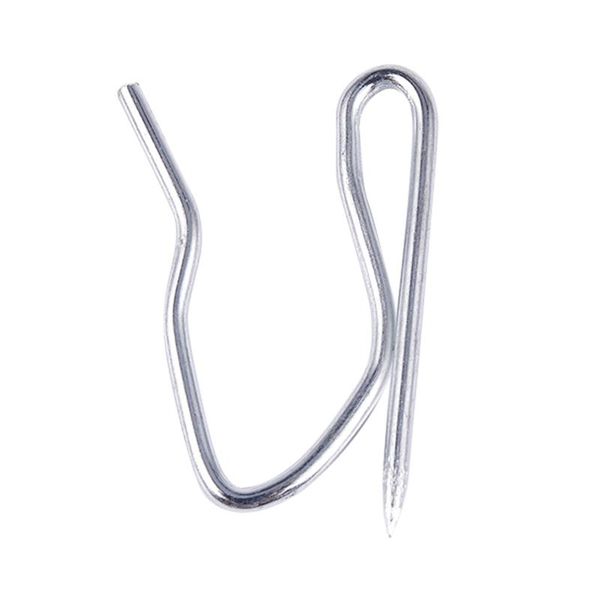 

robe hooks 10pcs curtain drapery pin - silvery