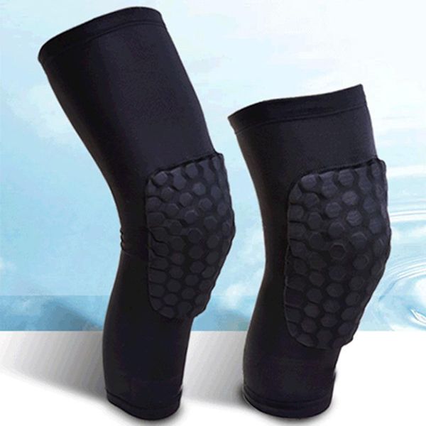

elbow & knee pads dichski 1pcs 2021 men women sports safety leg warmer protector guard crash honeycomb basket running kneecap kneepad, Black;gray