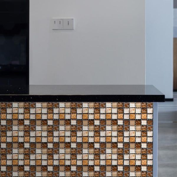 

wall stickers 10-sheet peel and stick tile backsplash pvc 3d self-adhesive for kitchen bathroom counter 10x10cm grsa889