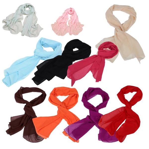 

scarves women's large long fashion neck head scarf (red), Blue;gray