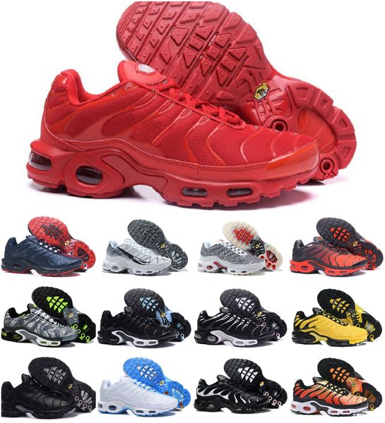 

running shoes tuned 1 grey volt black yellow neon chaussures university hyper blue red sunset triple white fashion men