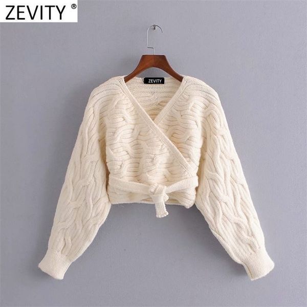 

women vintage cross v neck twist crochet short knitting sweater femme chic hem bow tied casual cardigans s685 210416, White;black