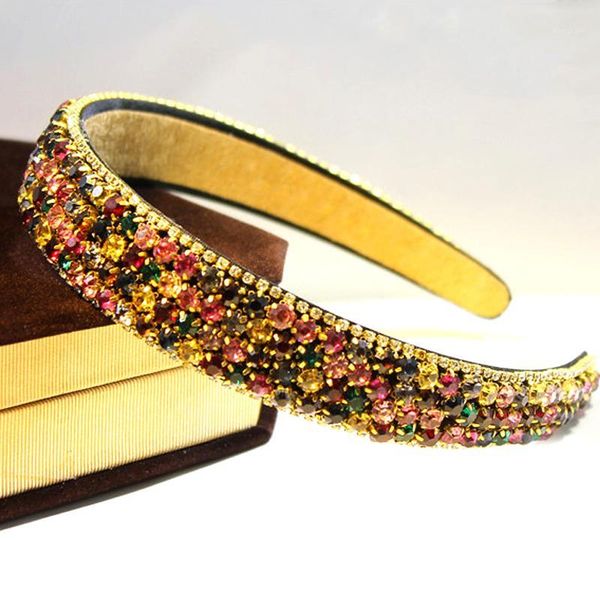 

fashion crystal colorful rhinestone women lady girl hair bands accessory boutique jewelry1