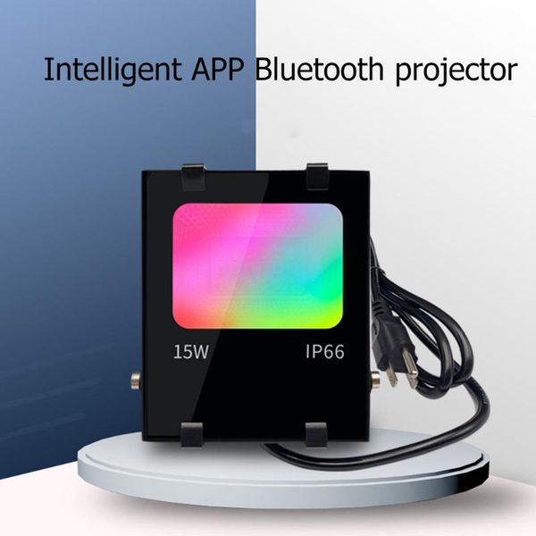 

floodlights led smart bluetooth rg flood light tp66 outdoor colorful tree remote control visual distance 30 meters