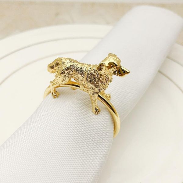 

8pcs/lot animal napkin ring christmas metal buckle suitable for holiday party deskdecoration rings