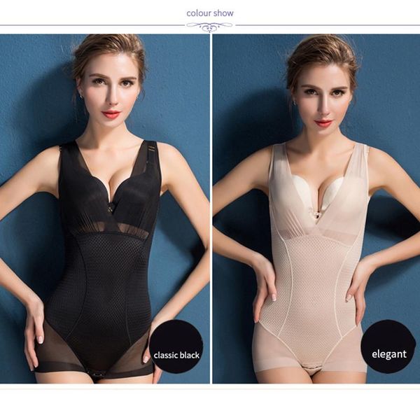 

women's shapers women shapewear tummy suit control underbust body shaper slimming underwear vest bodysuits jumpsuit, Black;white