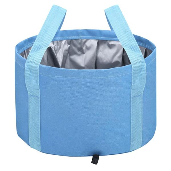 

hydration packs 1pc portable folding foot bath basin travel soaking laundry bag
