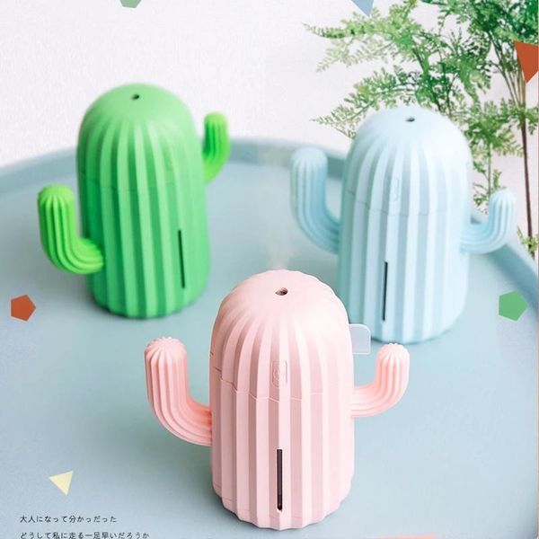 

humidifiers creative usb cactus humidifier plant mini air aromatherapy purifier car essential oil diffuser