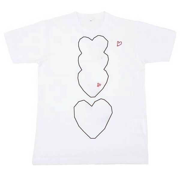 

men's t-shirts 100% cotton men shirt fashion summer shirts casual shirt breathable short sleeve ees heart print funny op ees 9h9i, White;black