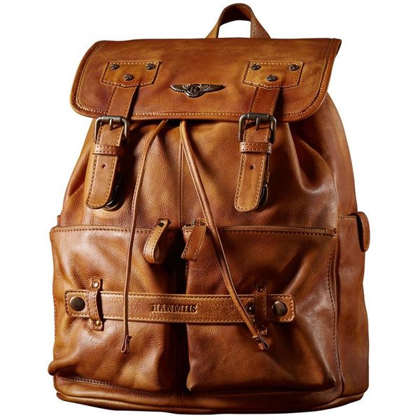 

backpack retro luxury men's cow leather large capacity brown fashion bag