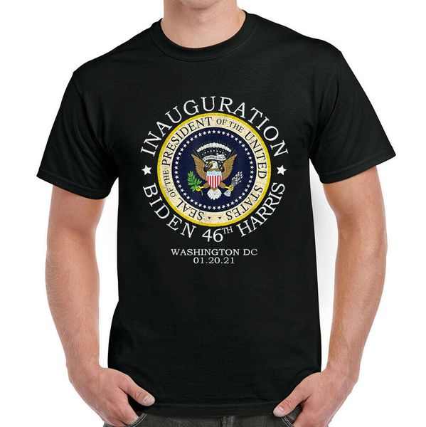 

biden 2021 inauguration day 46th t-shirt, White;black