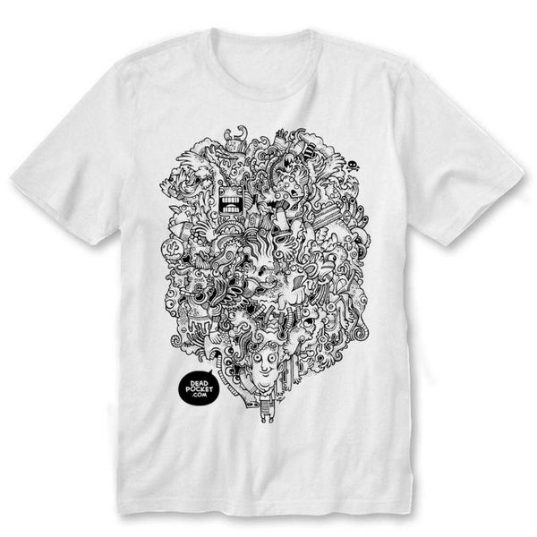 

men's t-shirts guante de horno mÃ¡quina w dmn camiseta blanca, White;black