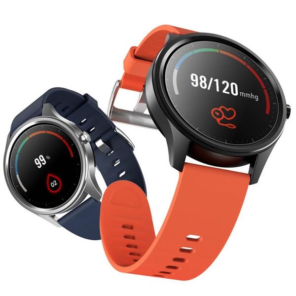 

smart wristbands dt55 watch waterproof 1.3-inch full-circle screen magnetic charging fashion control round dial