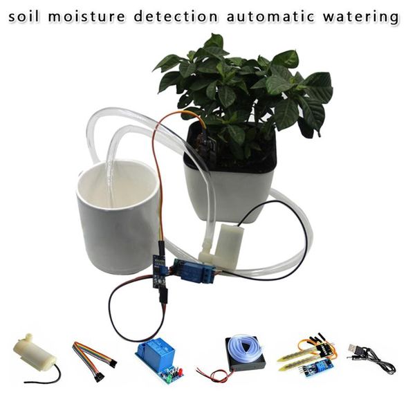 

irrigation module diy kit set soil moisture detection automatic watering pumping durable and equipments