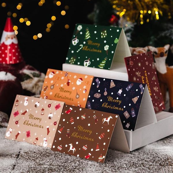 

greeting cards christmas card set-12 with envelopes and stickers -6 designs snowflakes happy holidays multi color