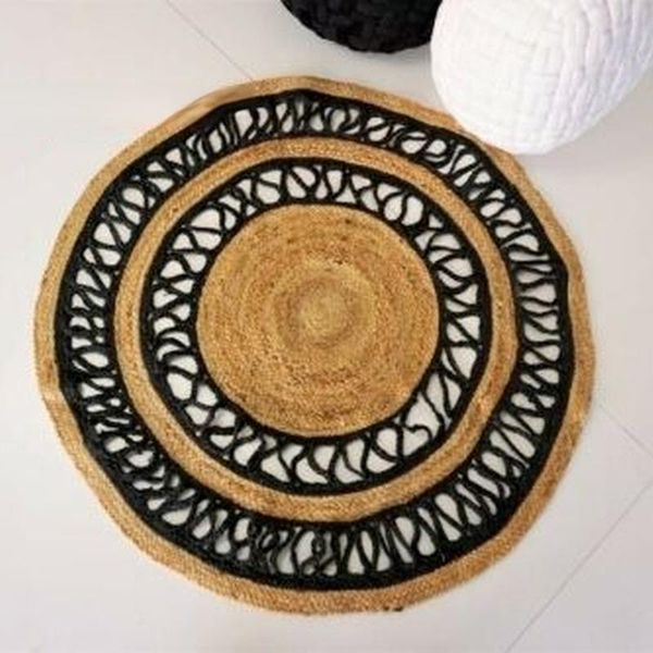 

carpets rug 100% natural braided jute reversible carpet bohemian rustic look area rugs