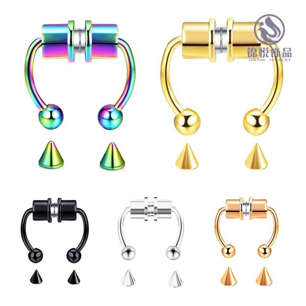 

stainless steel shaped magnetic titanium steel human body titanium steel jewelry