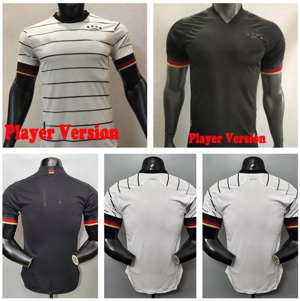 

2021 2022 player version soccer jerseys tah gundogan hummels gnabry werner kroos 20 21 kimmich reus brandt havertz high-quality shirt, Black;yellow