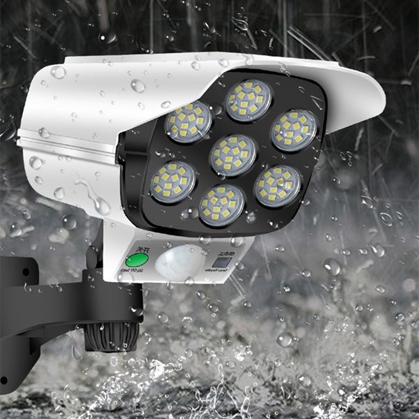 

festive & party supplies solar simulation monitoring light outdoor courtyard wall human body sensor camera lights