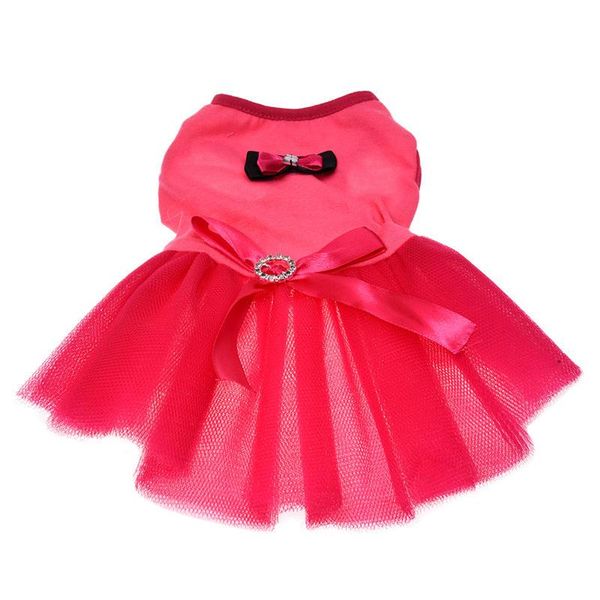 

dog apparel fashionpink bow small pet clothes dress m