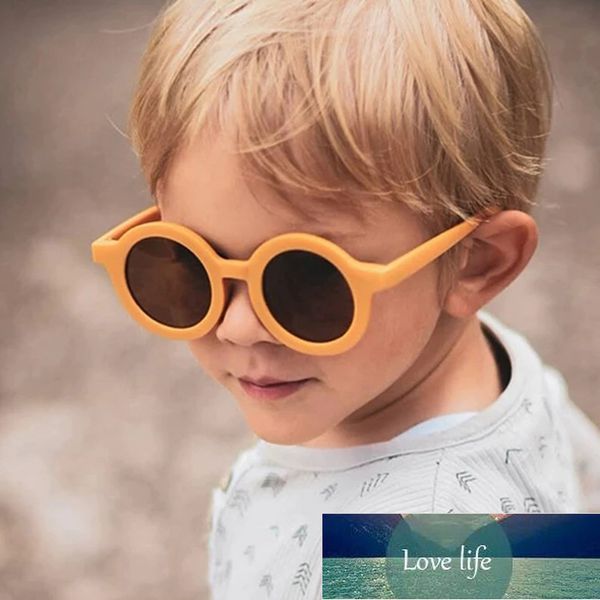 Schöne dekorative Kinder-Sonnenbrille, modisch, rund, niedlich, für Mädchen und Jungen, Outdoor-Sonnenbrille, Baby-Sonnenbrille, Retro-Brille, Fabrikpreis, Expertendesign