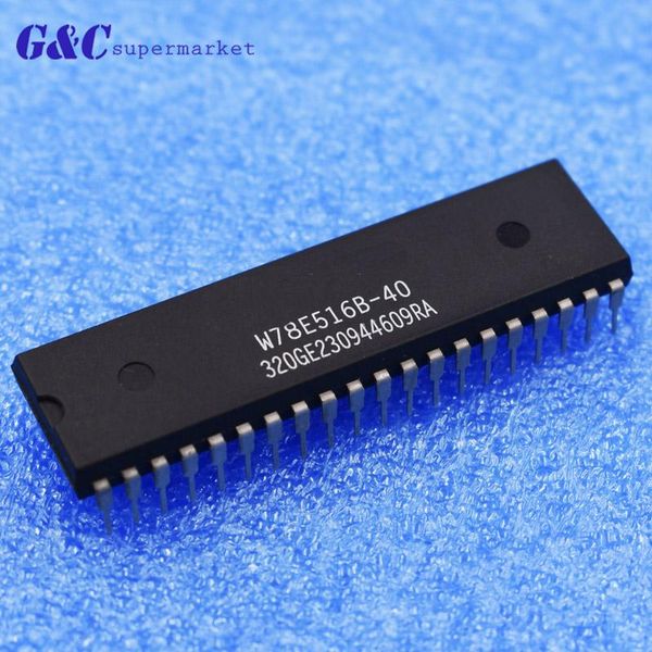 

integrated circuits 1pcs 8-bit microcontroller ic w78e516b-40 78e516b 40pins