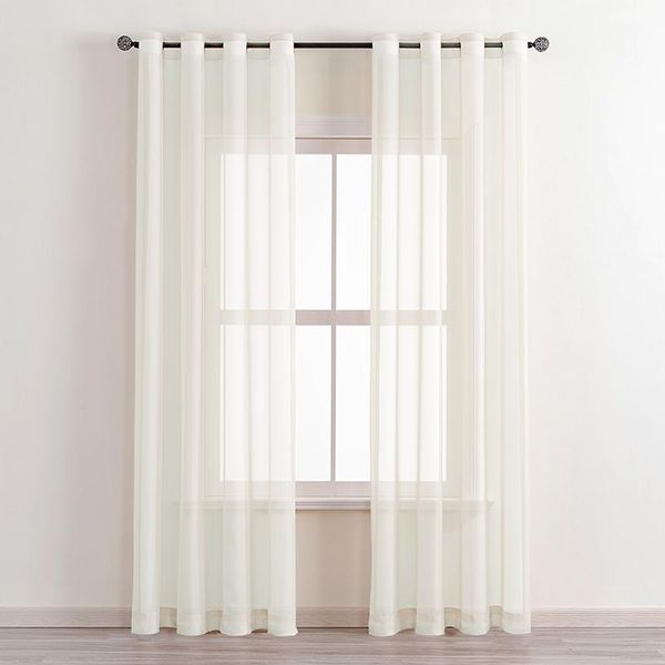 

curtain & drapes solid modern tulle curtains for living room the bedroom kitchen window sheer fabric