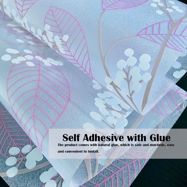 

window stickers self adhesive frosted film for privacy protection,anti uv light blocking stickers,stained glass