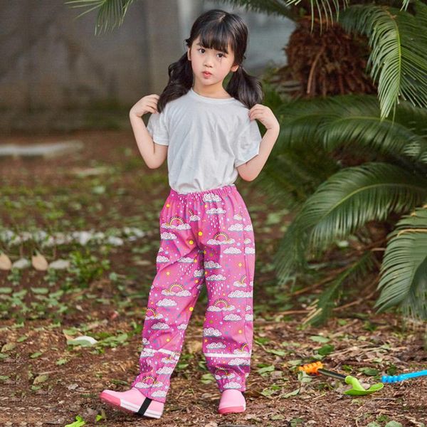 

jumpsuits children rain pants kids baby boys girls dungarees windproof waterproof mud breathable bottoms trousers pant, Blue