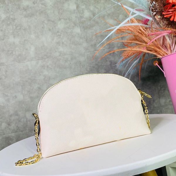 

2021 chains crossbody bag women single shoulder bags plain zipper handbag wallet removable shoulders straps size 17*12*6cm