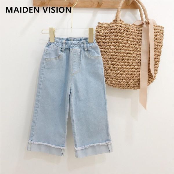 

jeans baby girl summer fashion loose denim trousers children's pants spring autumn kids, Blue