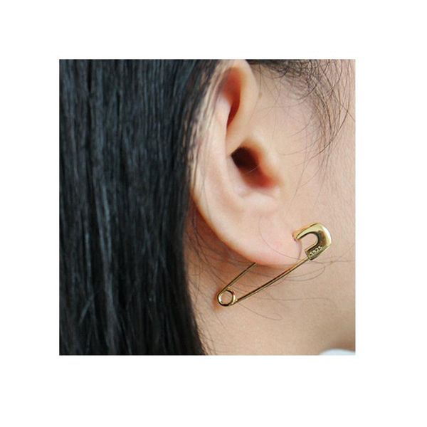 

dangle & chandelier 925 sterling silver earrings ins cold wind temperament brooch ear buckle wild ladies jewelry