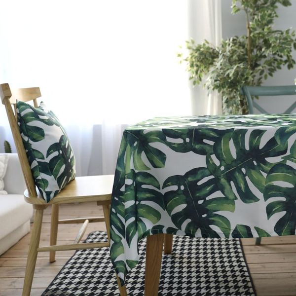 

table cloth waterproof polyester cotton tablecloth, soft style home decoration living room, square coffee table,